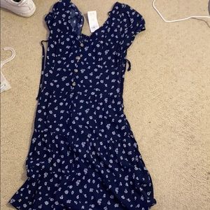 Navy blue size xs brand new hollister dress!